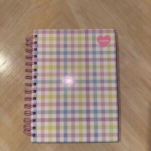Stoney clover lane Pastel Plaid Spiral Planner